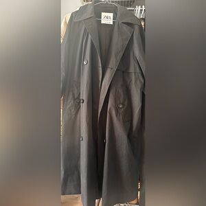 Zara Black Trench Coat